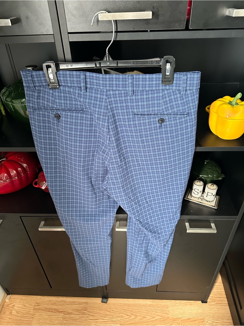Tommy Hilfiger Blue Checked Dress Pants - 34x30